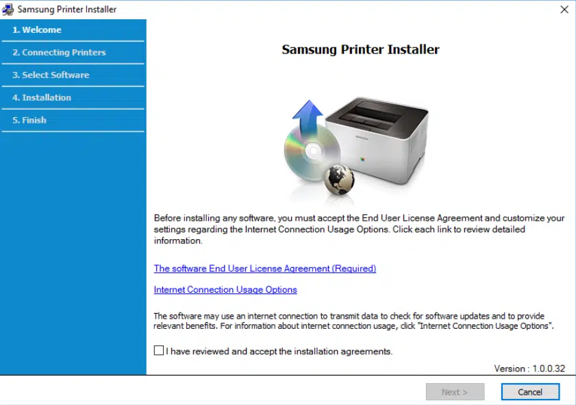 Samsung Printer Software Installer Windows 32-bit/64-bit